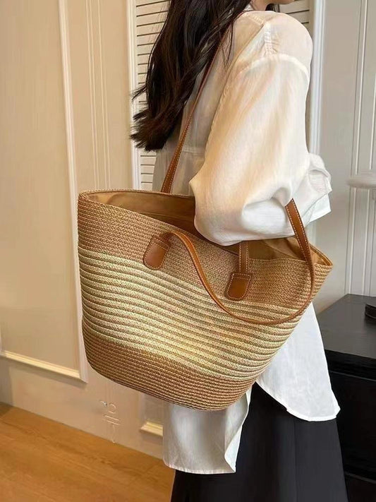 Shell Ratan Tote Bag | 貝殼形藤織 Tote Bag