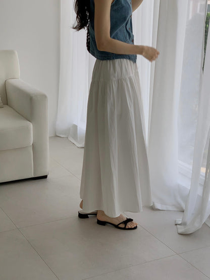 Summer Cotton Cargo Skirt | 夏日純棉長裙