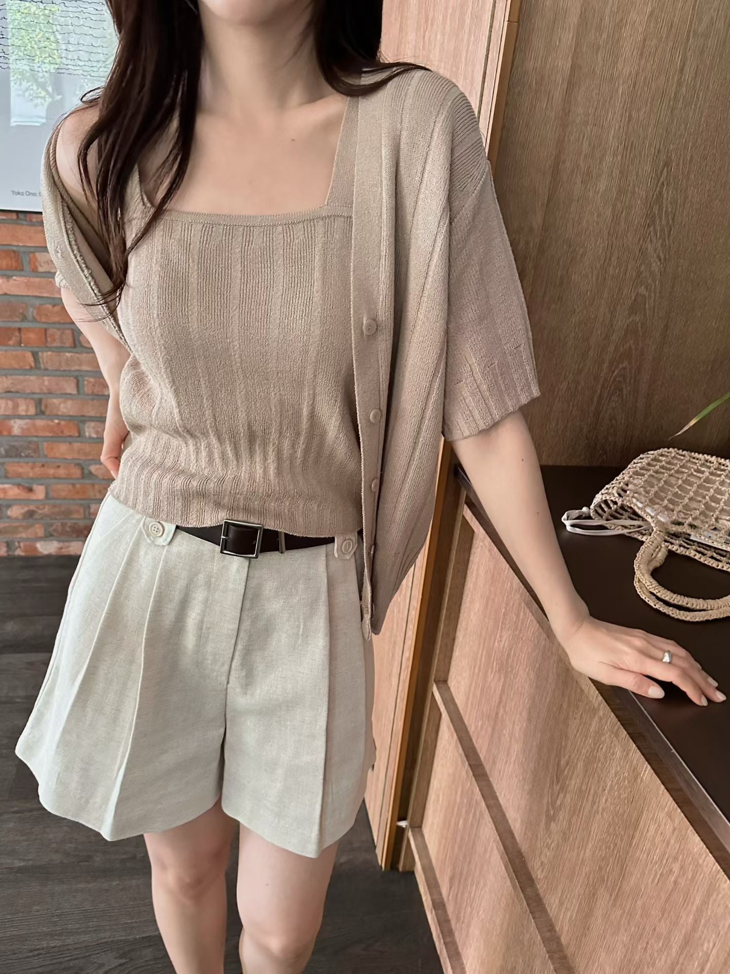Essential Summer Knit Cardigan | 夏日短袖小冷衫