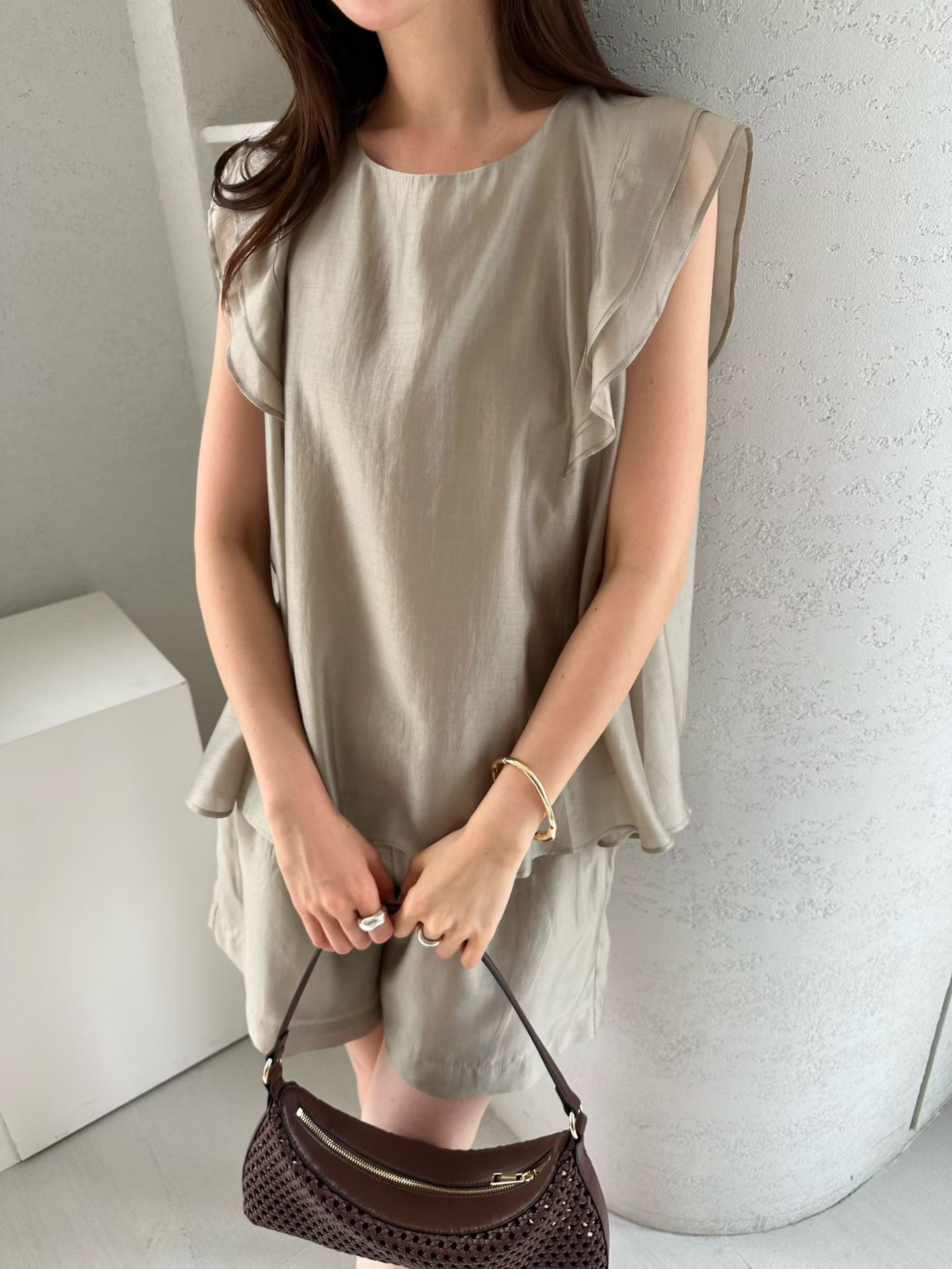 Tencel A-Line Shorts | 天絲闊版A字修飾短褲
