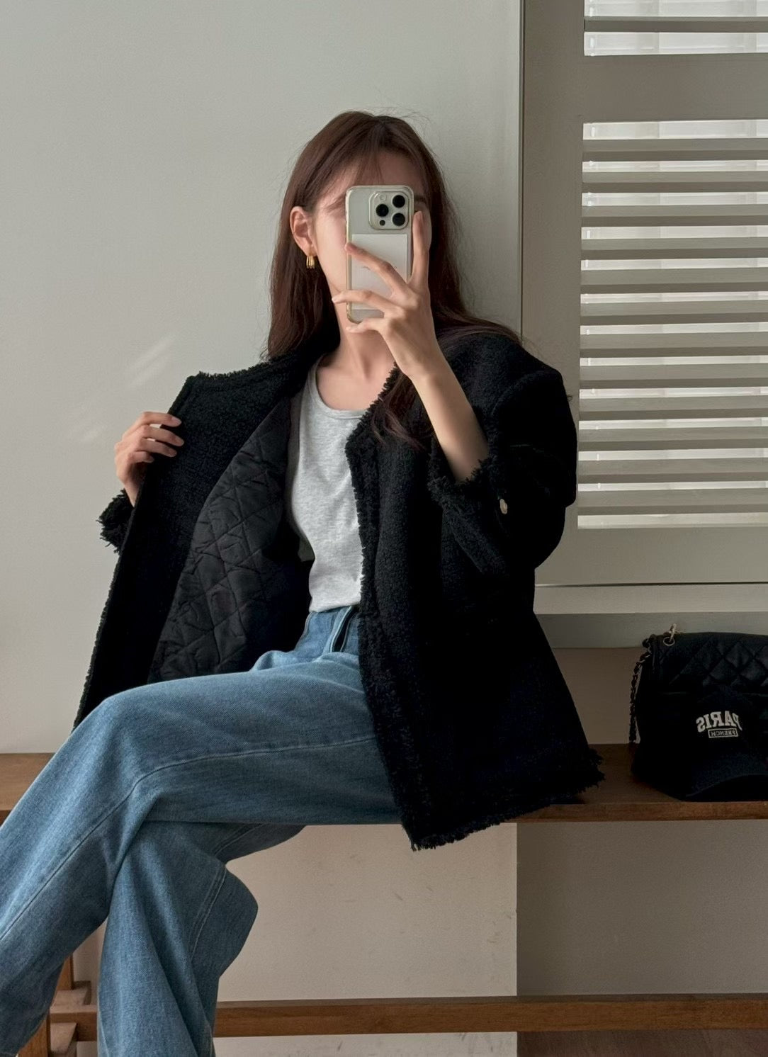 [連線壓軸加碼款] 震撼回饋價 - Timeless Quilted Tweed Jacket