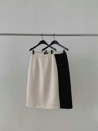 【超美Happy Price】Light Tweed Midi Skirt