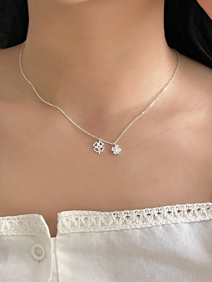 Four Leaf Charm Necklace | 幸運四葉草頸鏈￼