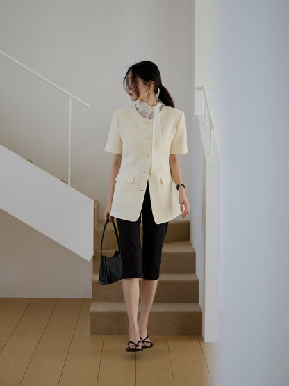 Light Tweed Summer Jacket | 夏日薄Tweed西裝外套