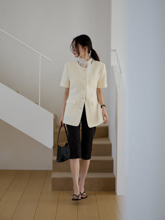 Light Tweed Summer Jacket | 夏日薄Tweed西裝外套