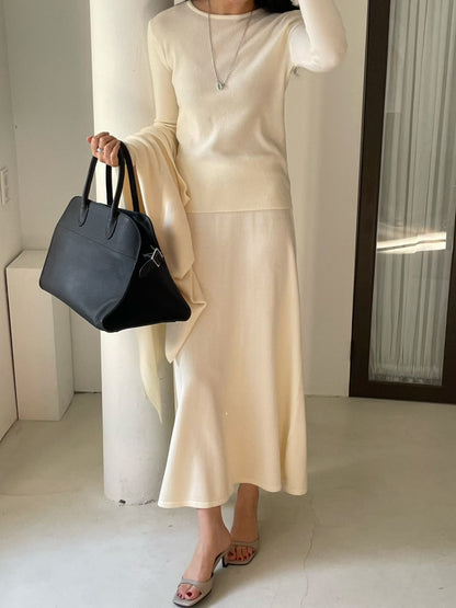 Graceful Girly 3-pcs Set | 優雅中長裙3件套裝