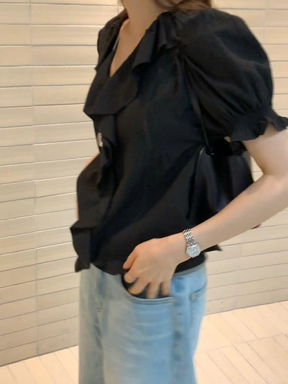 Fluted Ruffles Blouse