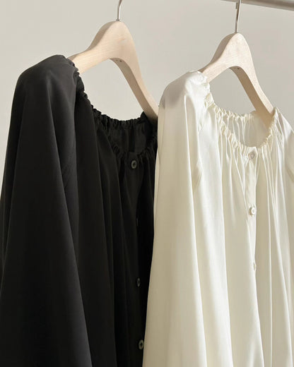 Parisian Bubble String Blouse