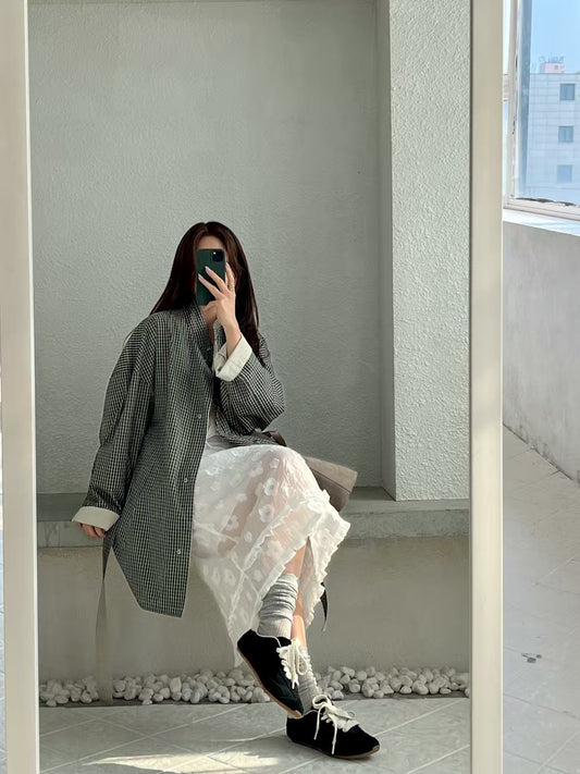 <Premium 一件多穿> Reversible Long Field Jacket | 雙面質感中長版外套