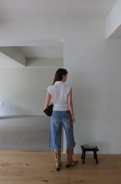 Sasha Side Button Wrap Top