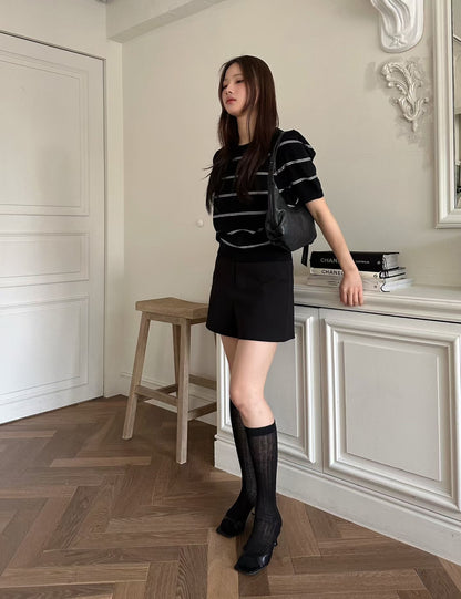 <衣櫥必備> Tailored Suit Shorts | 親膚A字型西裝短褲