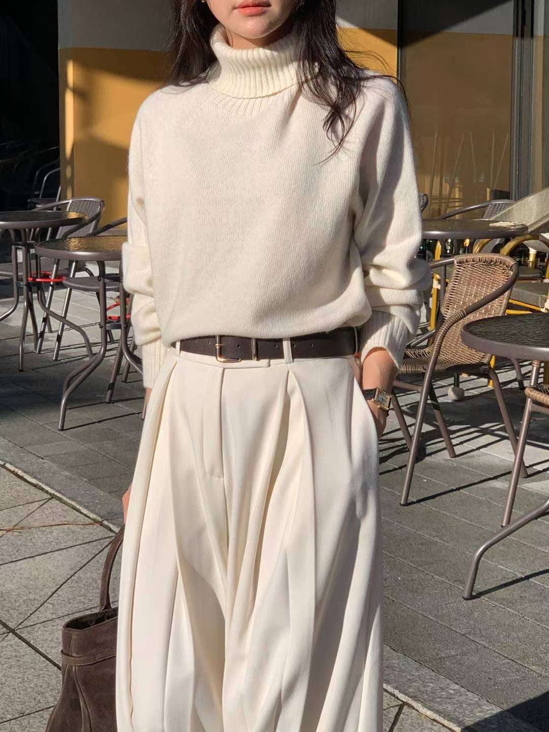 [連線壓軸加碼款] COMEBACK~升級回歸 Wholegarment Cashmere Highneck Knit 2.0