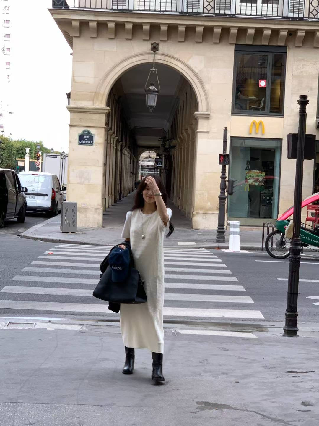 <<秋冬必備百搭OPS>> Waffle Sleeveless OPS