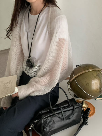 <<唯美小羊毛 3-WAY>>Snuggly Lambswool Cover-up ｜ 柔滑小外套&領巾