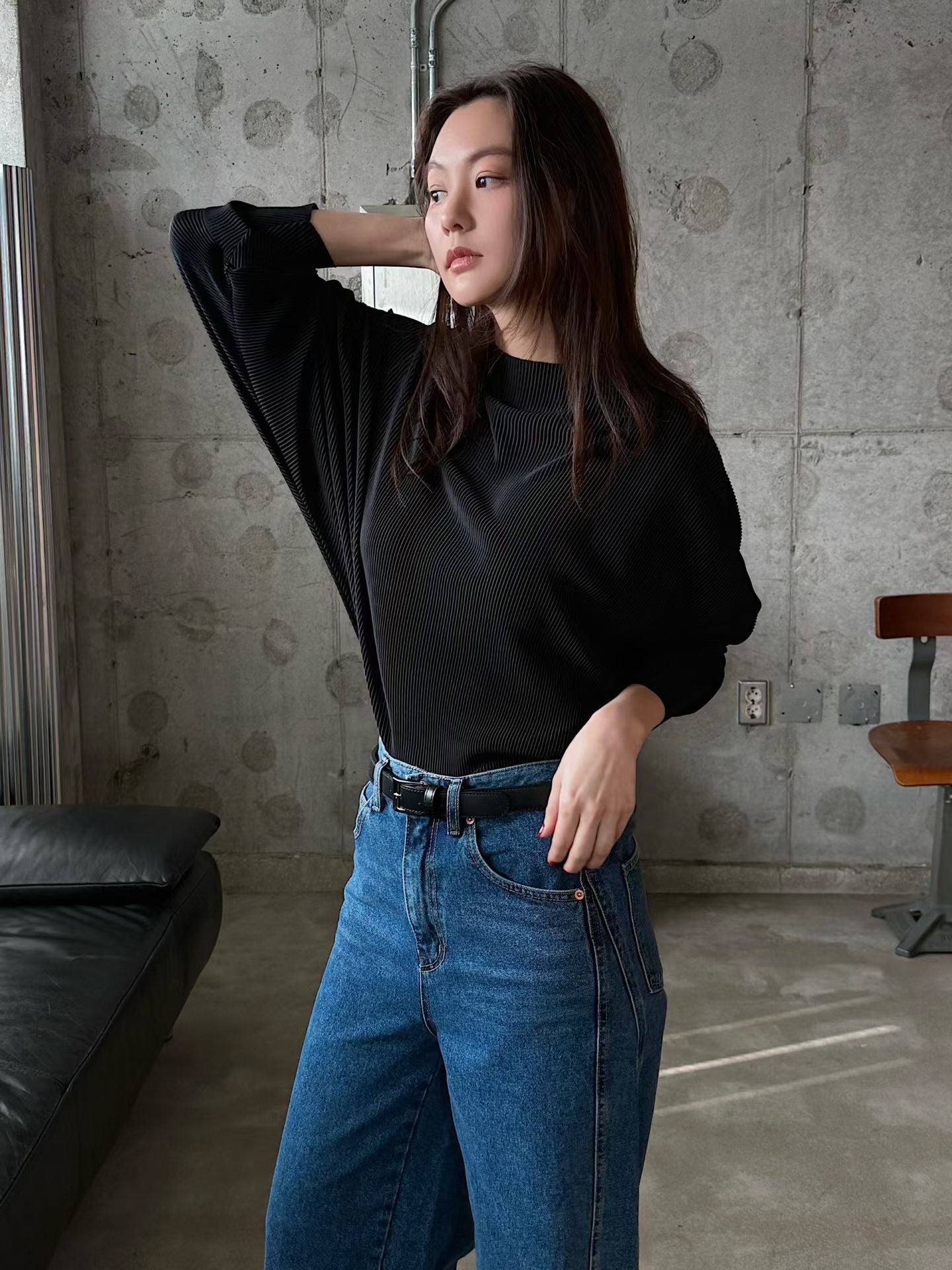 [暴美！] Ultra Soft Pleated Blouse | 中領優雅小摺皺上衣￼￼