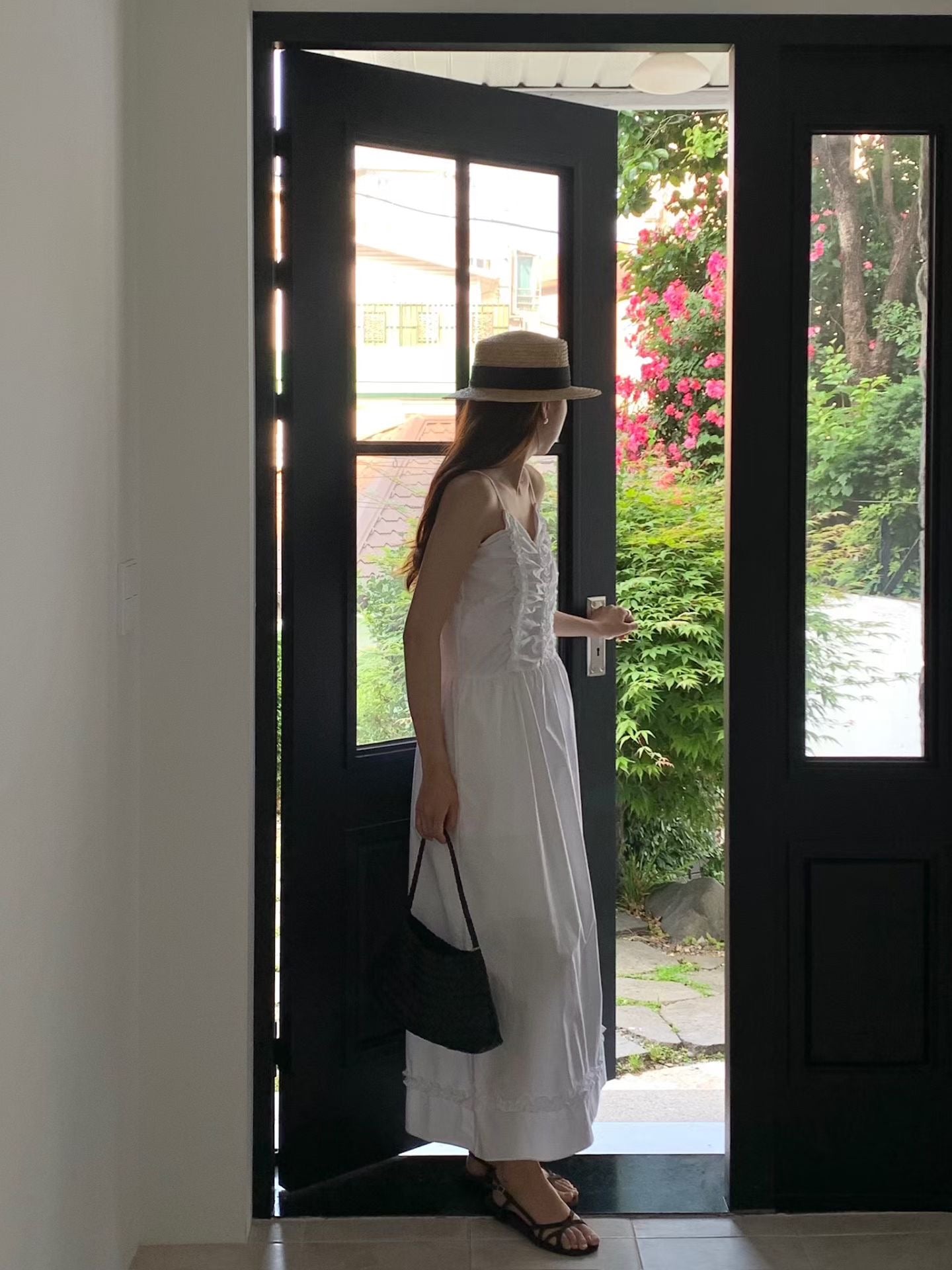 Goddess Scrunchie Detail Maxi Dress | 抓皺背心仙氣長裙￼￼