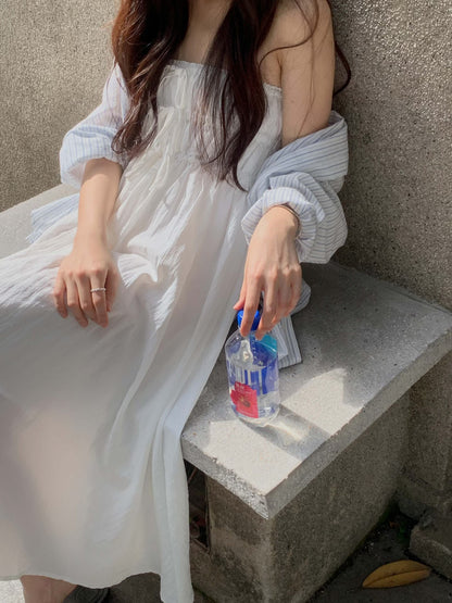 Flowy Sheer Summer Dress | 飄逸仙氣長裙￼