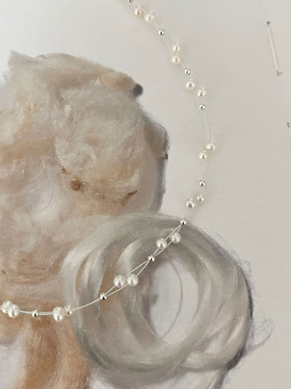Pearl Motif Twist Necklace | 簡約珍珠扭紋頸鏈￼
