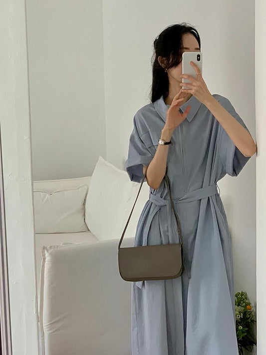 Calf Leather Baguette Shoulder Bag | 牛皮法包腋下包