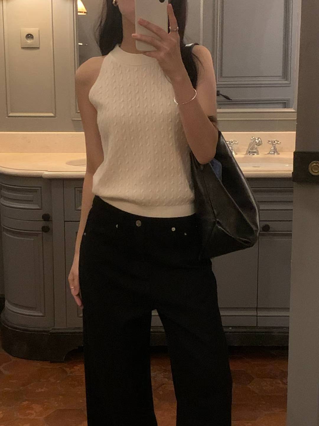 【Monotour 連線】貴氣質感 basics | Ribbed Wool Halter Neck Top