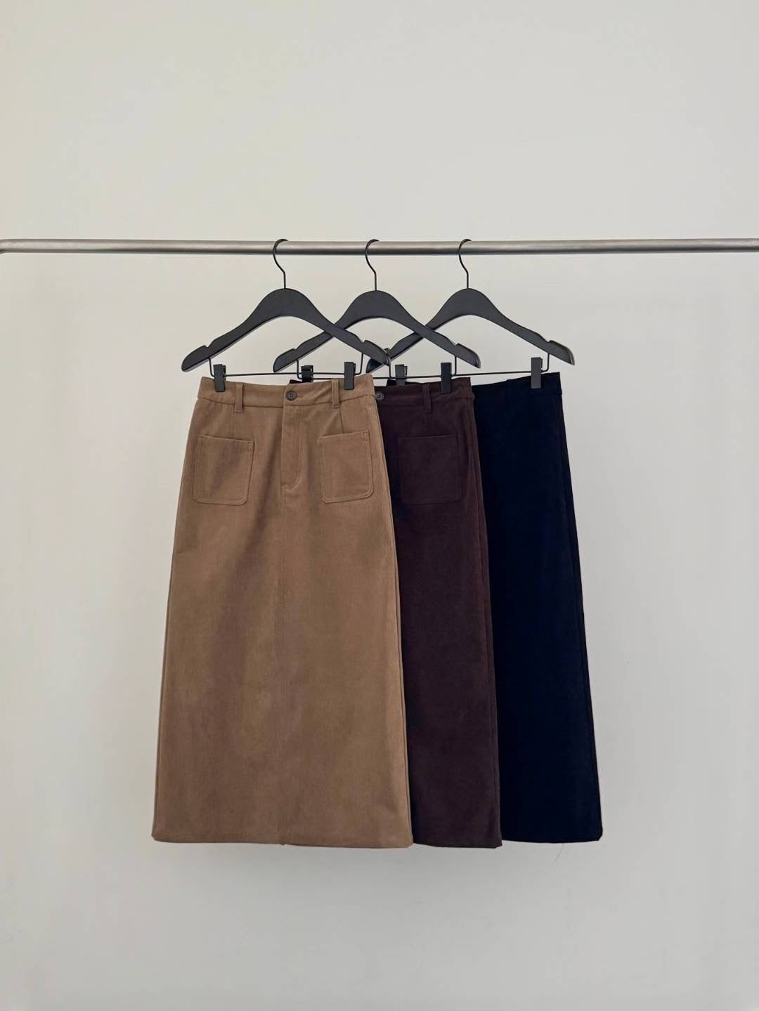 Barn Life Corduroy Midi Skirt