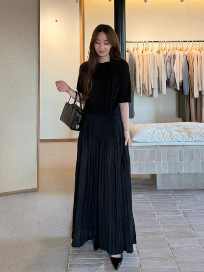 Breezy Tie-Neck Linen Knit | 領結細節麻質輕薄針織上衣