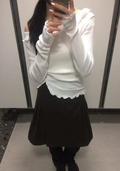 Ruffles Flower Top | 木耳滾邊棉棉上衣