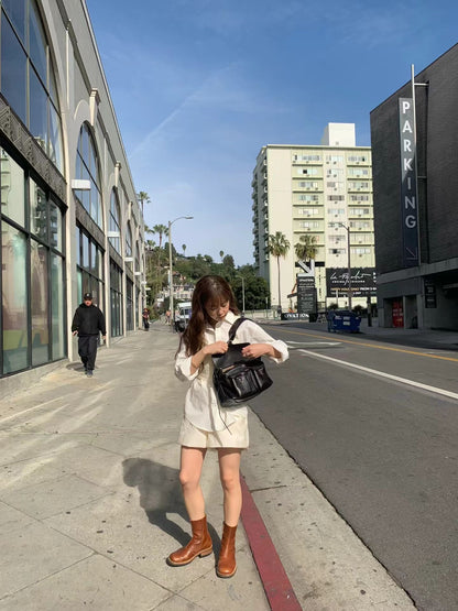 Textured Bubble Shorts