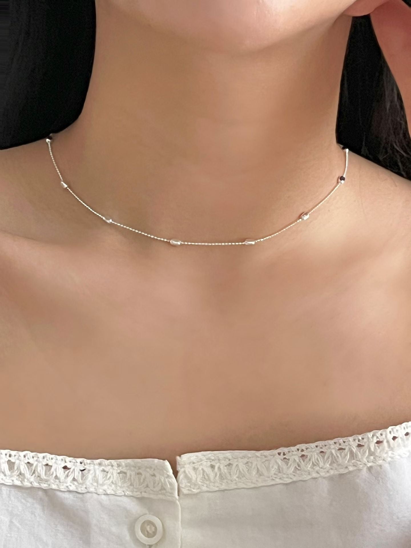 10-Bead Motif Necklace | 小豆豆頸鏈
