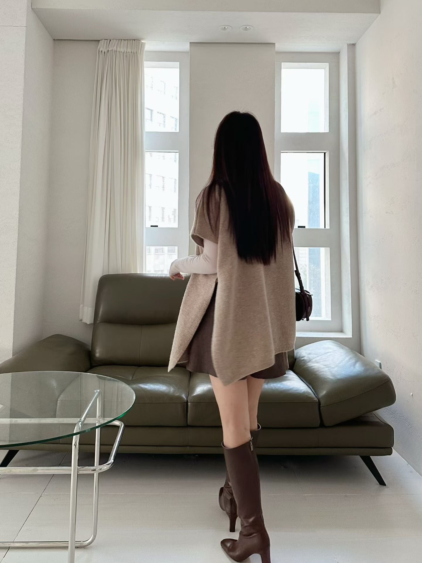 Extra Fine Wool Blend 2-way Cape