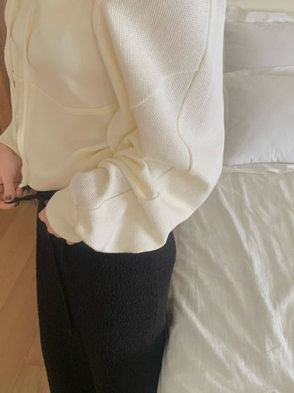 Drapy Square Neck Cami & Cropped Cardi Set | 小垂感方領背心&外套Set