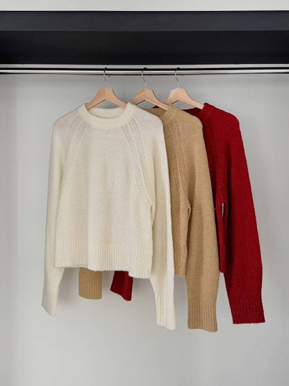 柔軟無肩線針織Top