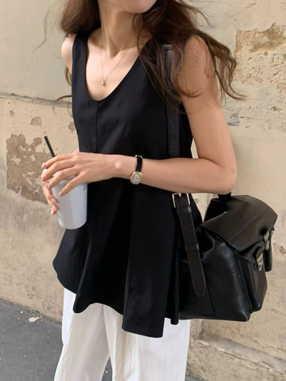 Summer Poppy Peplum Blouse | 夏日小傘擺修身上衣