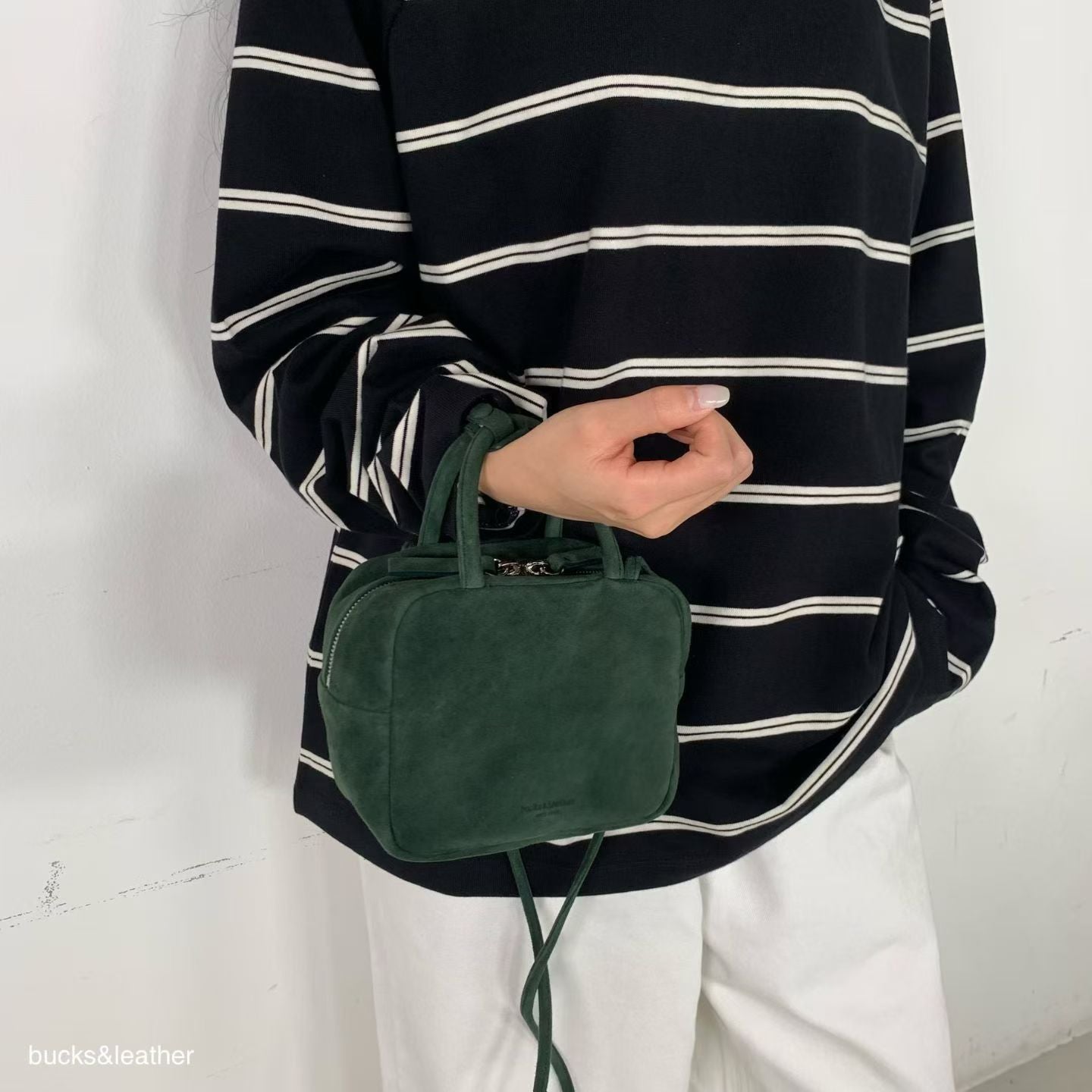 【Monotour 連線】Bucks & Leather Mini Lambskin Lunchbox Bag