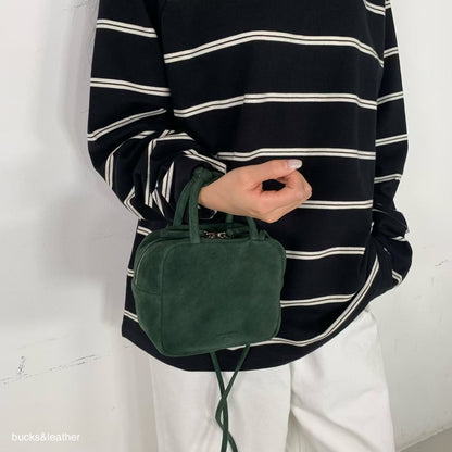 【Monotour 連線】Bucks & Leather Mini Lambskin Lunchbox Bag