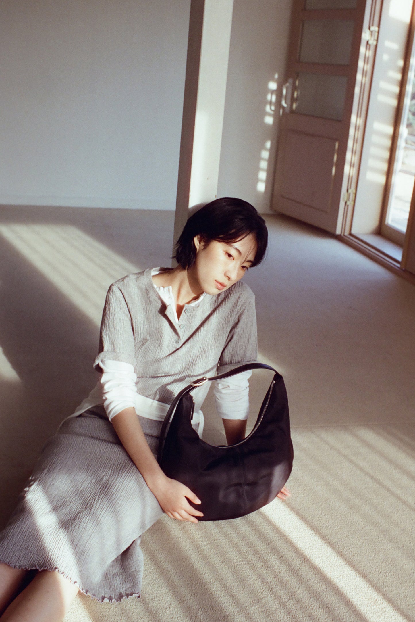 《連線期間限定》Atelier de Lumen Mossy Hobo Bag