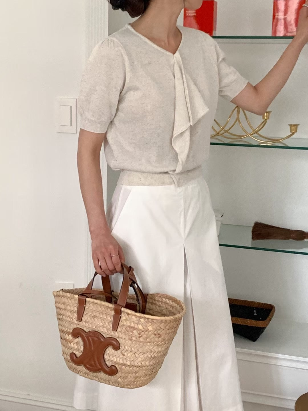 Bow Detail Summer Knit | 夏日綁結薄針織上衣