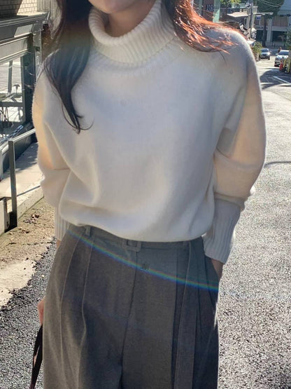 [連線壓軸加碼款] COMEBACK~升級回歸 Wholegarment Cashmere Highneck Knit 2.0