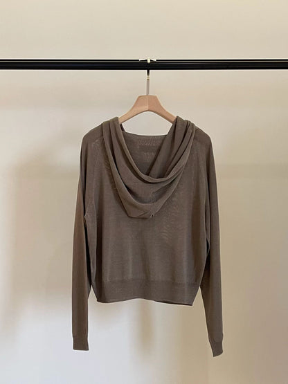 [𝑳𝒊𝒏𝒆𝒏 𝑬𝒅𝒊𝒕] Wholegarment - Casual Sweat Jacket
