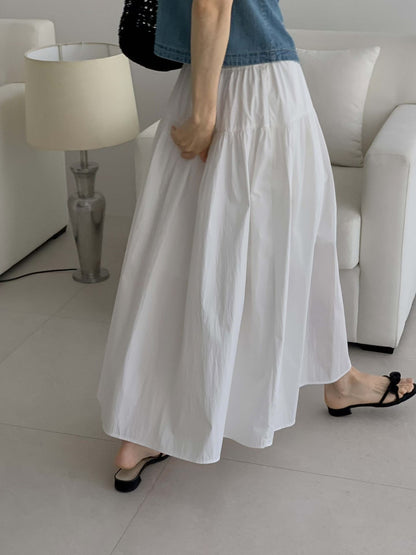 Summer Cotton Cargo Skirt | 夏日純棉長裙