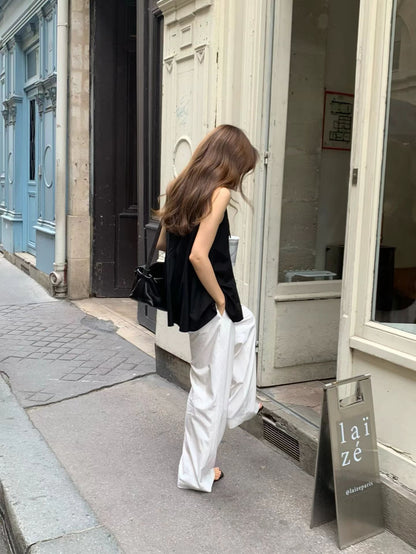 Summer Poppy Peplum Blouse | 夏日小傘擺修身上衣
