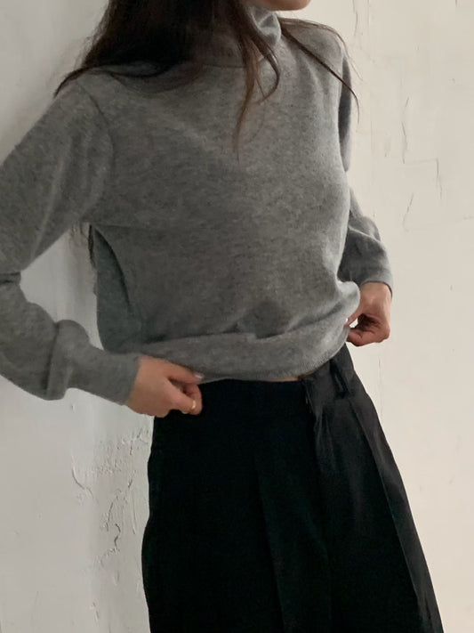 Softie Merino Wool Highneck Basic Top