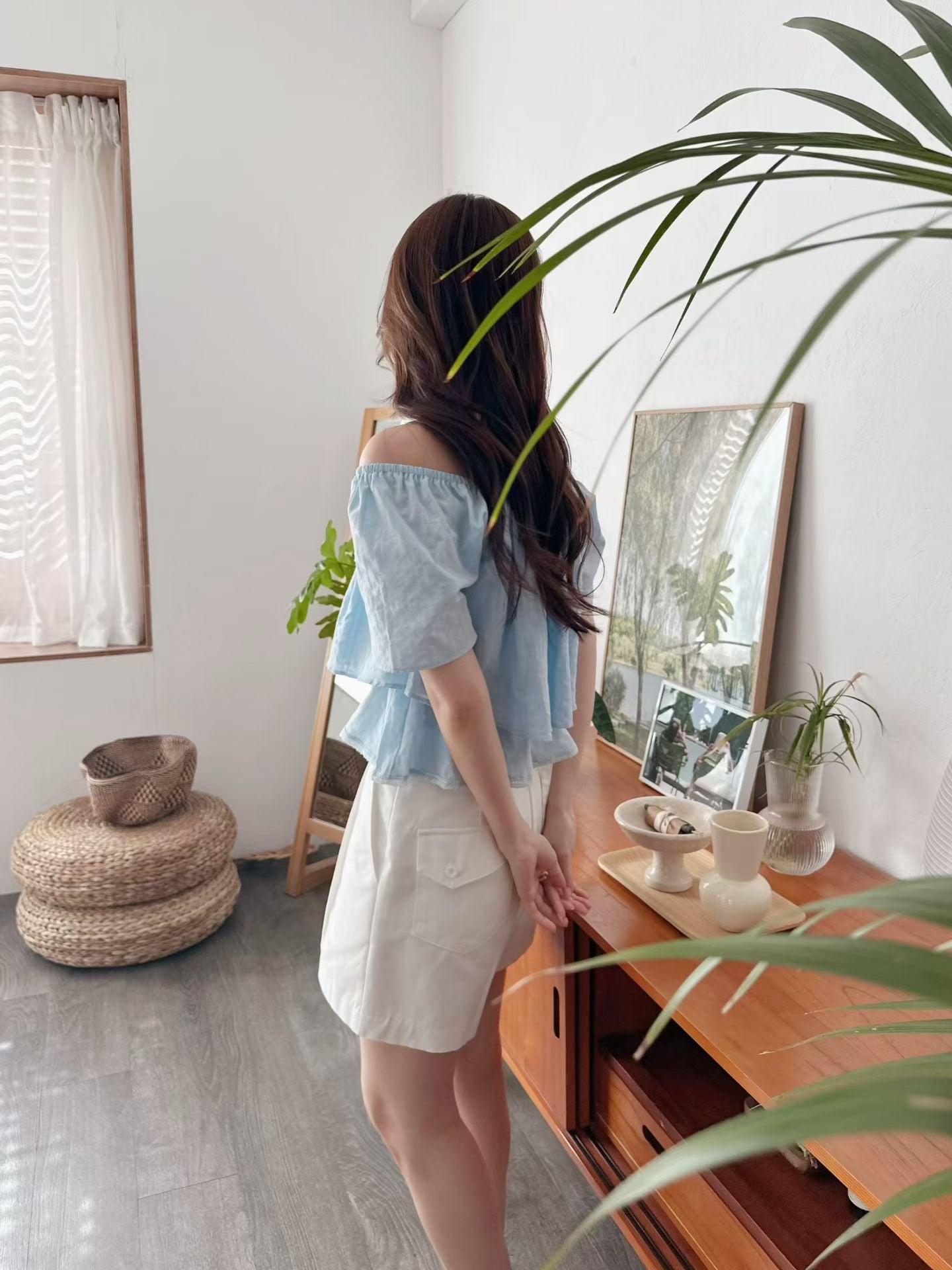 Layered Ruffle Cloud Blouse |  疊層荷葉邊上衣