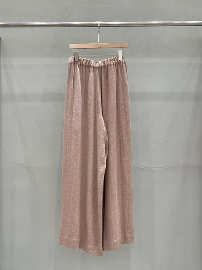 Flowy Summer Linen Essential Pants  | 夏日亞麻垂墜飄逸褲