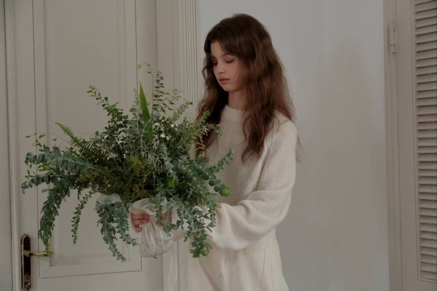 柔軟無肩線針織Top