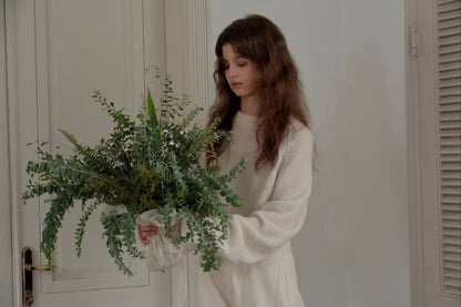 柔軟無肩線針織Top