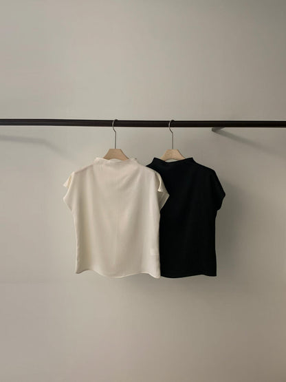 【大熱回歸款】Silky Capped Sleeves Blouse | 絲感小飛袖上衣