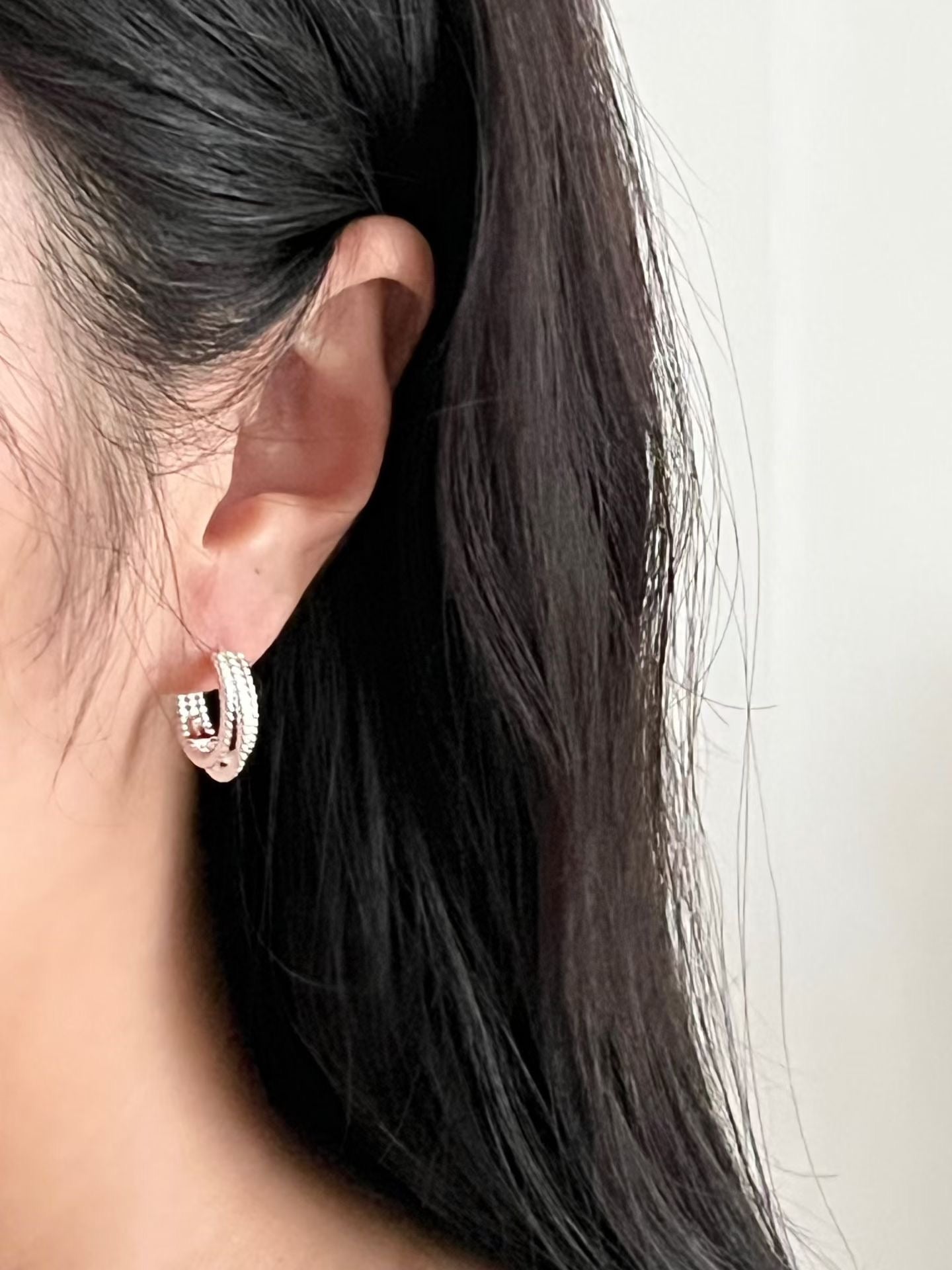 Twin Hoop Earrings | 雙環圈圈耳環