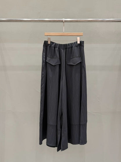 Tailored Contrast Waistband Stripe Trousers | 修身拼色腰線條紋長褲