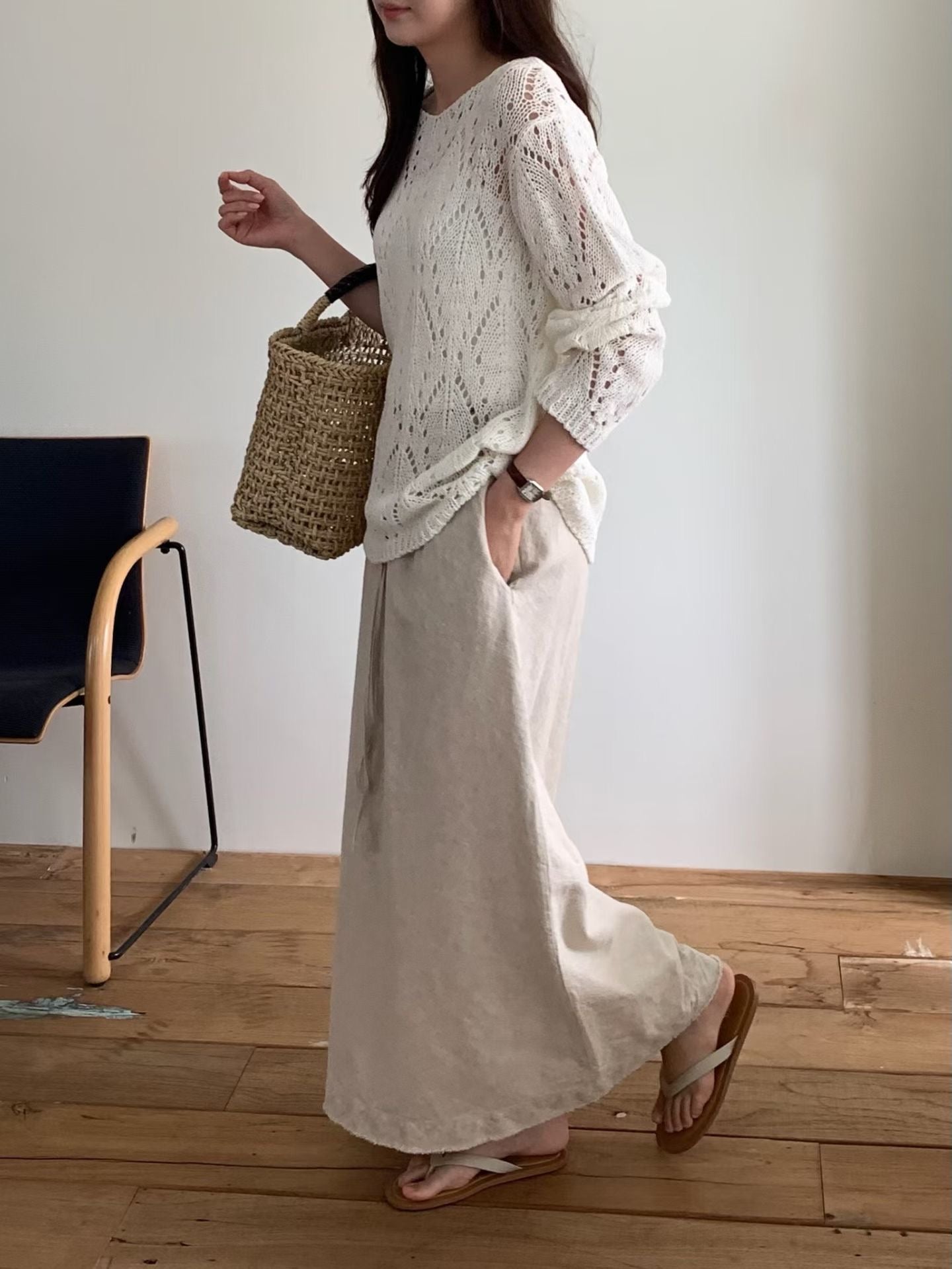 Summer Weightless Knitted Cover Up